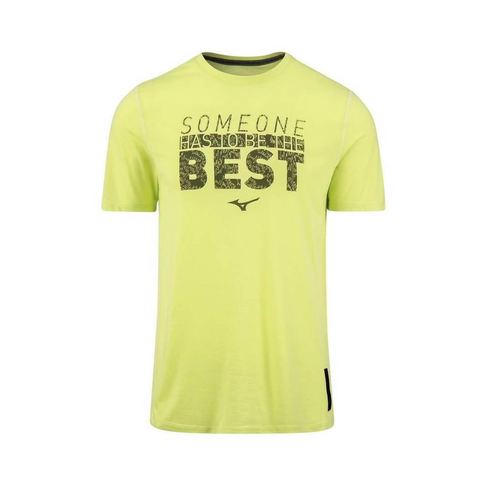 Camiseta Mizuno Ronda Rousey Graphic - Homem - Luz Verdes - IXEAF4827